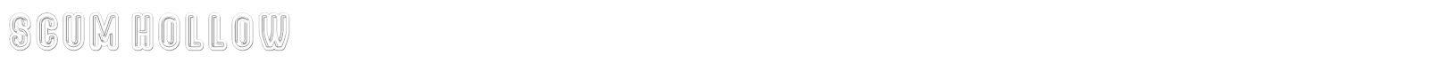 Scum font preview